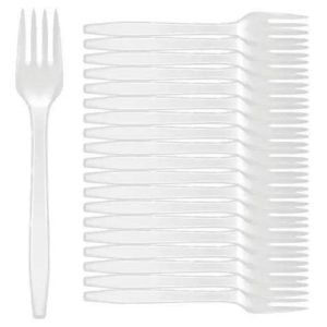 Tenedor plástico 15 cms. Bolsa 100 Unidades  $1.110 + IVA