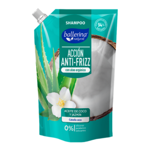 Shampoo Ballerina 750 ml Hipoalergénico Anti-Frizz