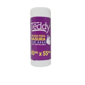 Bolsas Basura 45 x 55 Teddy 10 Unidades con asas