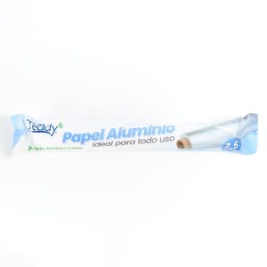 Papel aluminio Teddy 7,5 metros