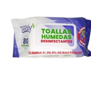 Toallas desinfectantes Teddy 80 Unidades